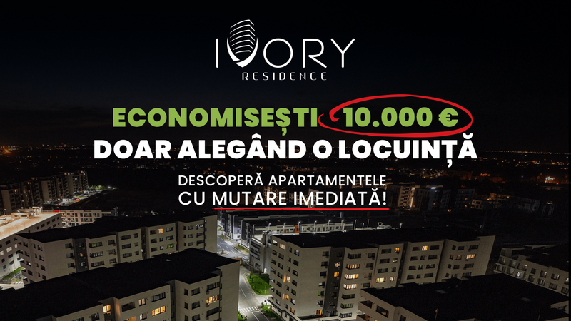 Ivory Residence oferta exclusiva: 10.000 € +tva discount, 0% comision